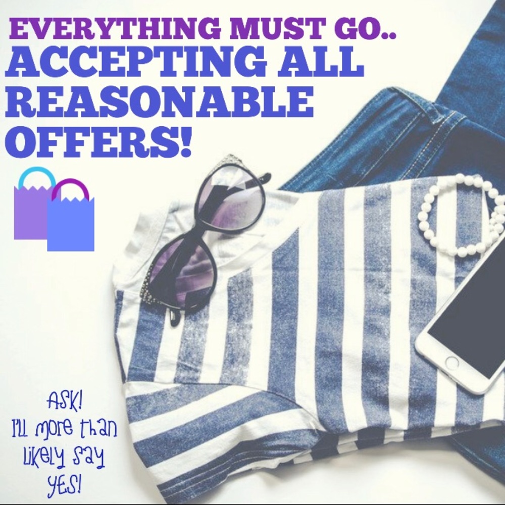ALL REASONABLE OFFERS WELCOME.